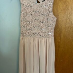 Light Pink Lace Dress